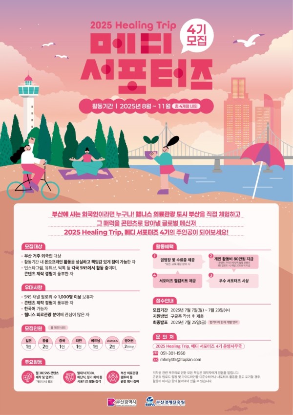 2025 Healing Trip, 메디 서포터즈 4기 모집 포스터.jpg